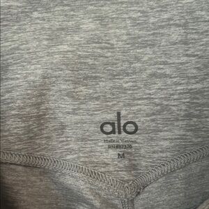 Alosoft gray 7/8 legging
